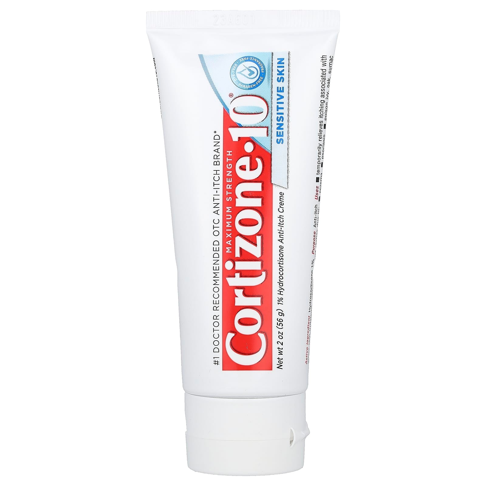 Cortizone 10, Maximum Strength, Sensitive Skin Creme, 2 oz (56 g)