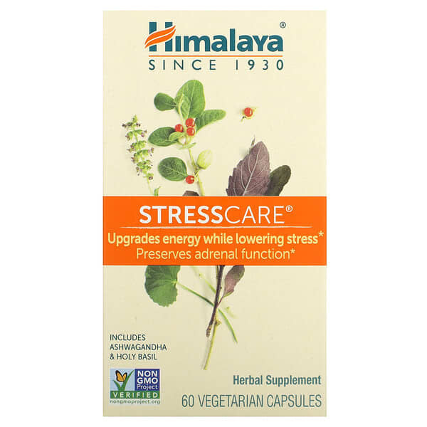 Himalaya, StressCare，60 粒素食膠囊