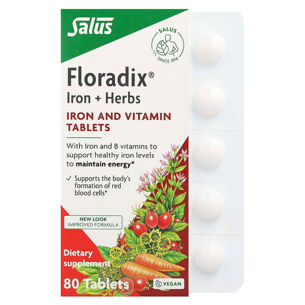 Floradix, Floradix® 鐵 + 維生素，80 片