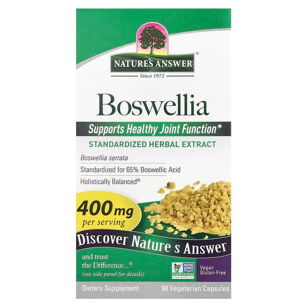 Nature's Answer, Boswellia, 400 mg, 90 Vegetarian Capsules