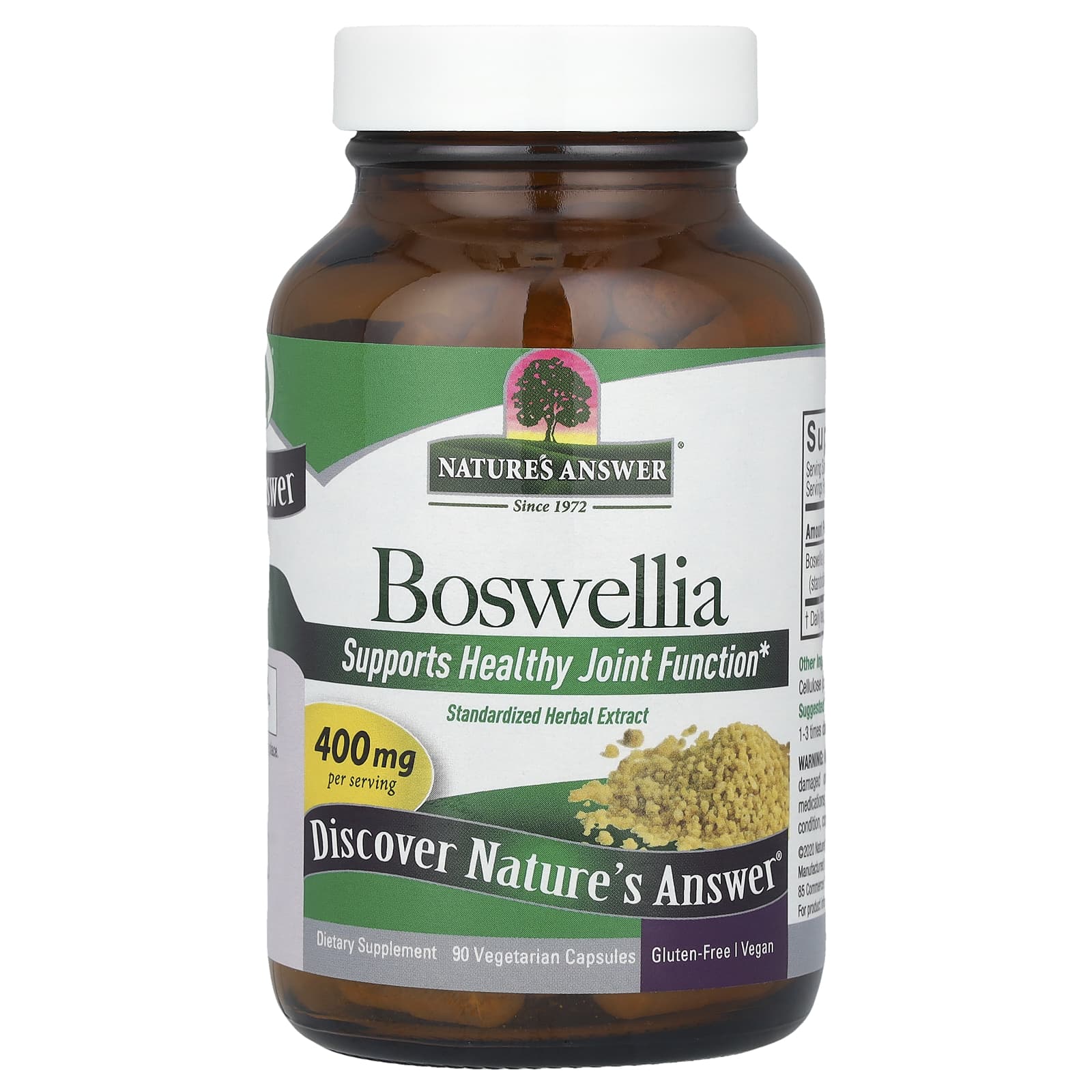 Nature's Answer, Boswellia, 400 mg, 90 Vegetarian Capsules