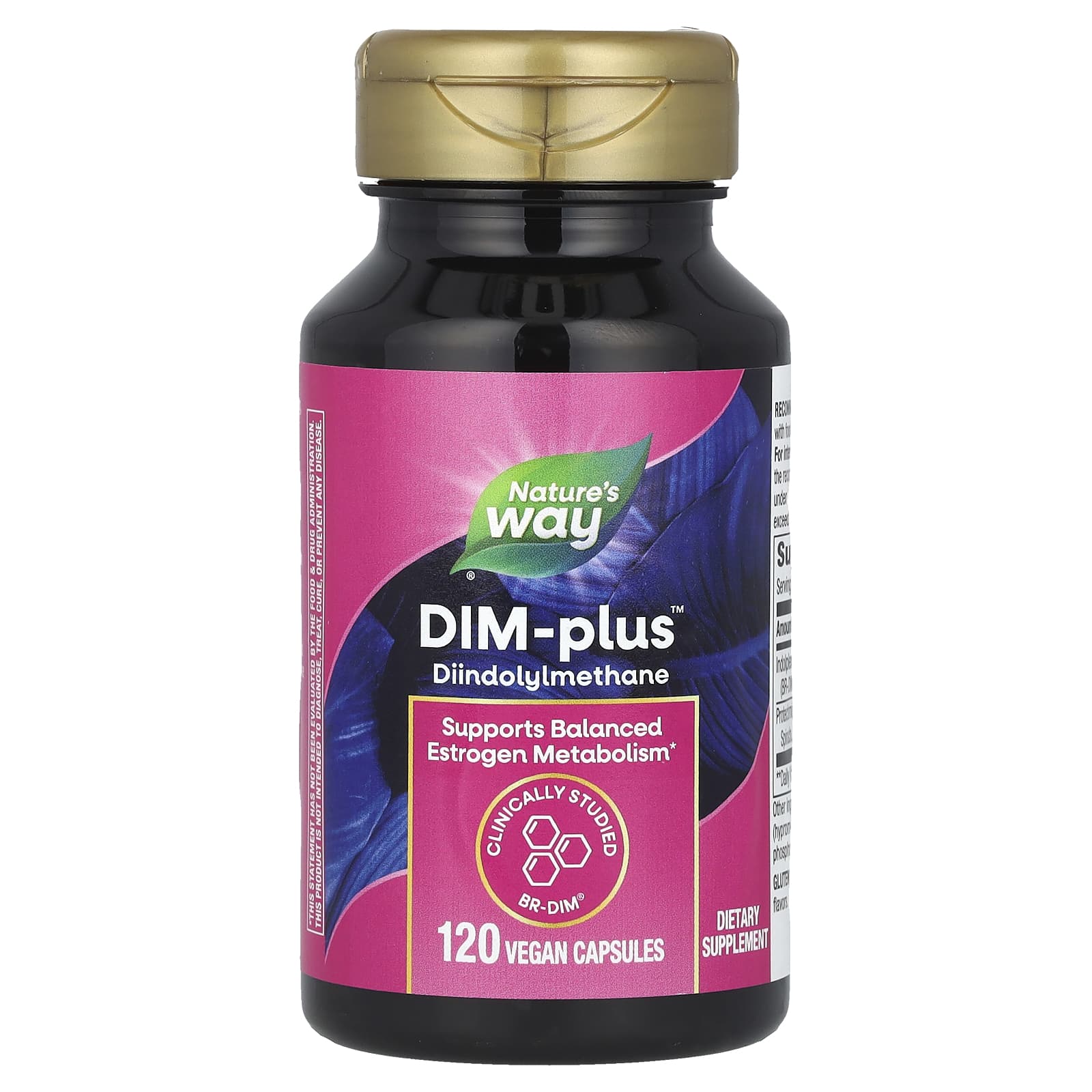 Nature's Way, DIM-Plus™，120 粒全素膠囊