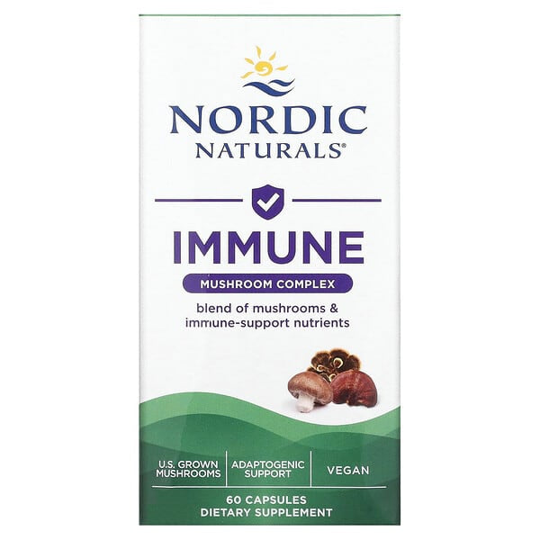 Nordic Naturals, 機體抵抗，蘑菇復合物，60 粒膠囊