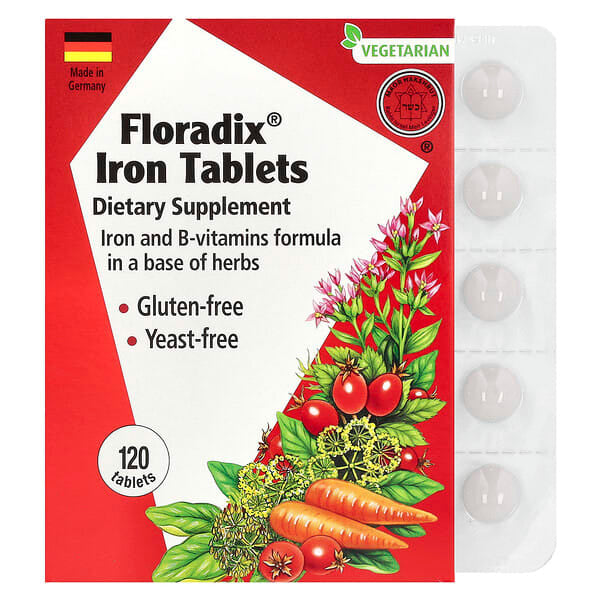 FREE Floradix, Floradix, Iron Tablets, 120 Tablets