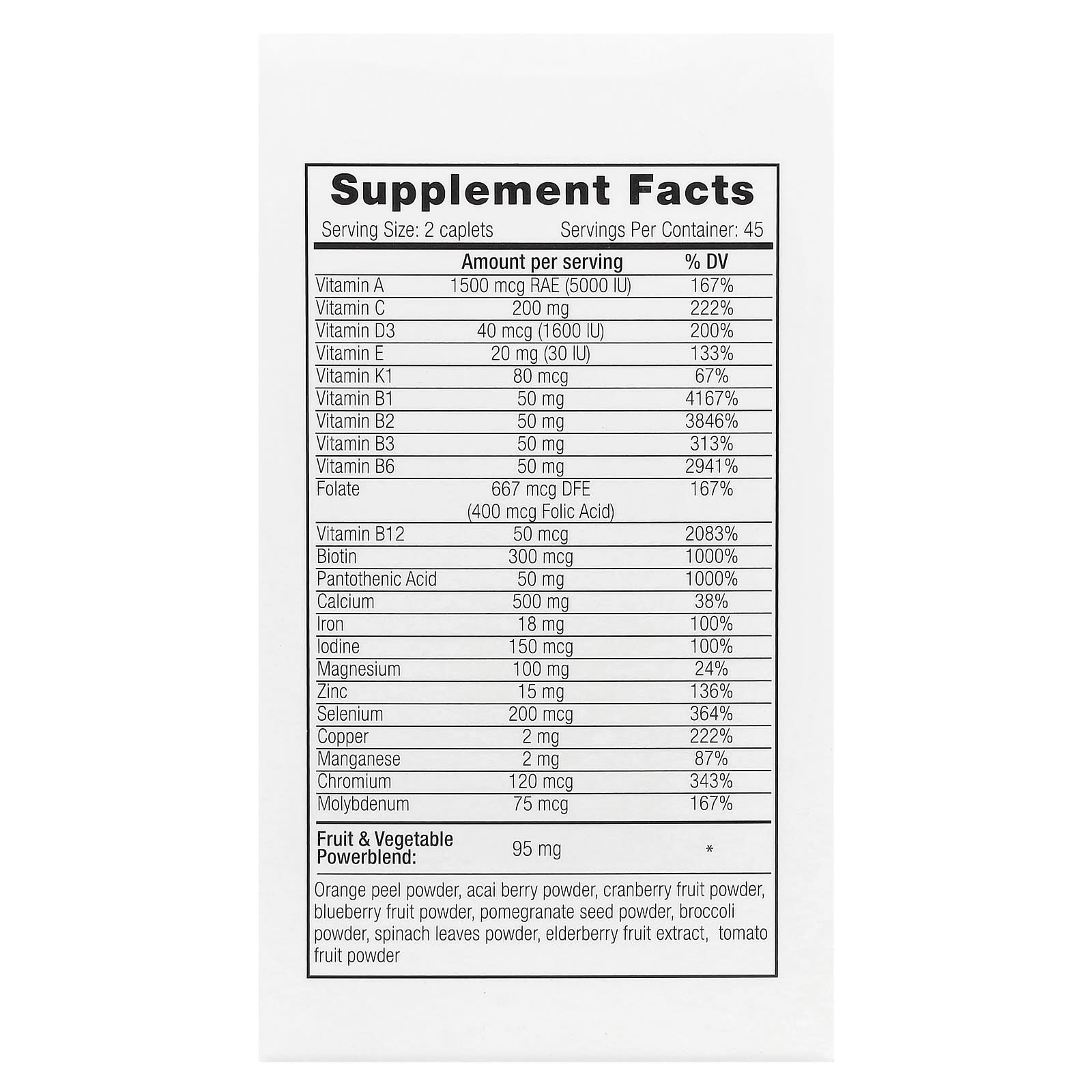 Vplab, Ultra Women’s Multivitamin Formula, 90 Caplets