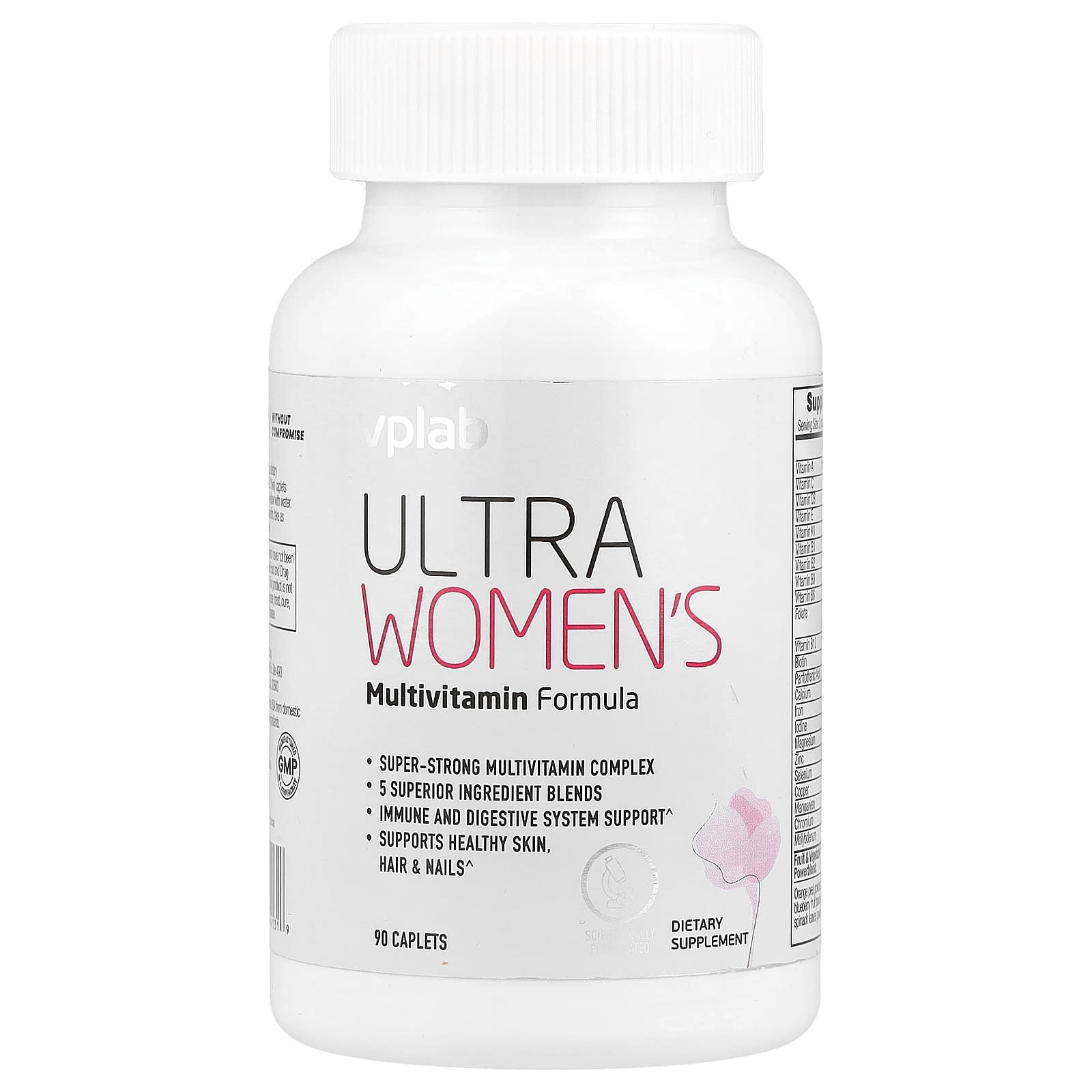 Vplab, Ultra Women’s Multivitamin Formula, 90 Caplets