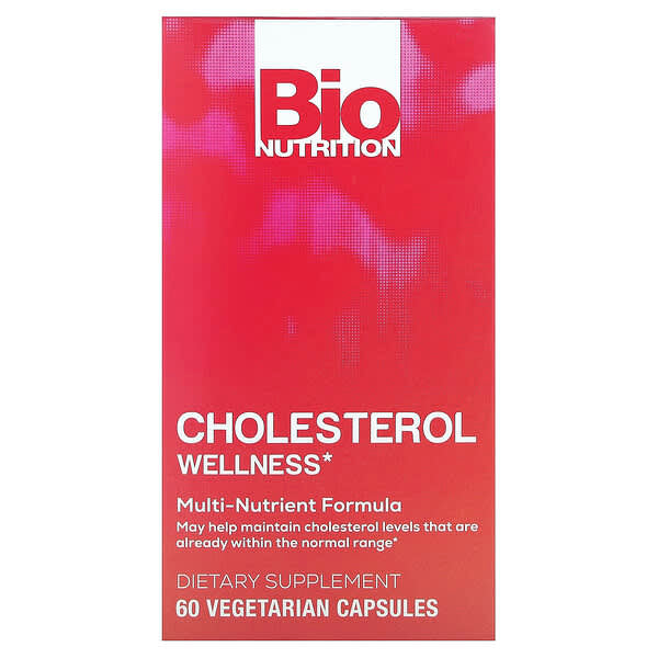 Bio Nutrition, Cholesterol Wellness, 60 Vegetarian Capsules