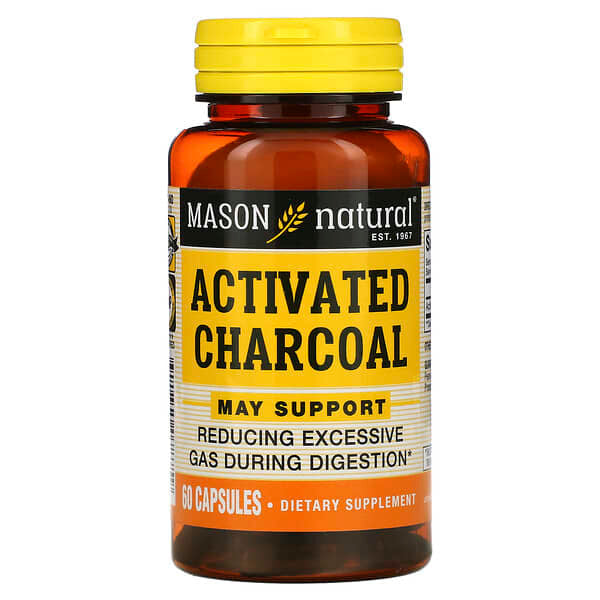 Mason Natural, Activated Charcoal, 60 Capsules