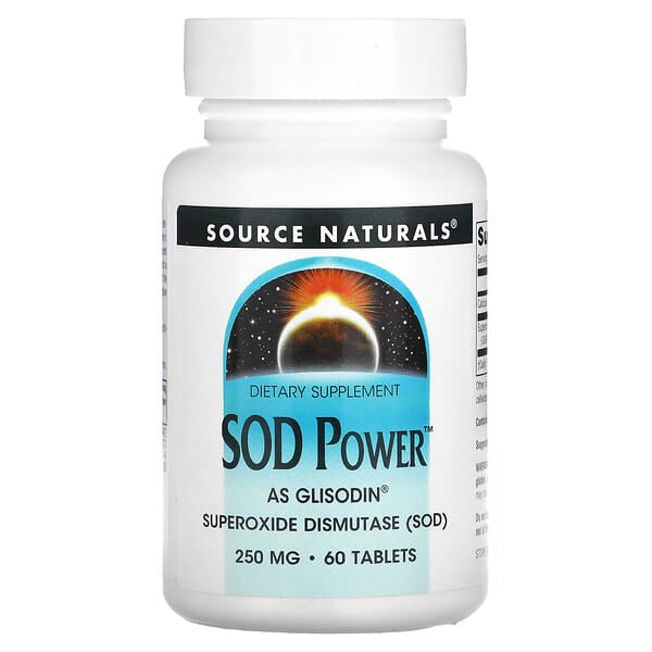 Source Naturals, SOD 力量，250 毫克，60 片