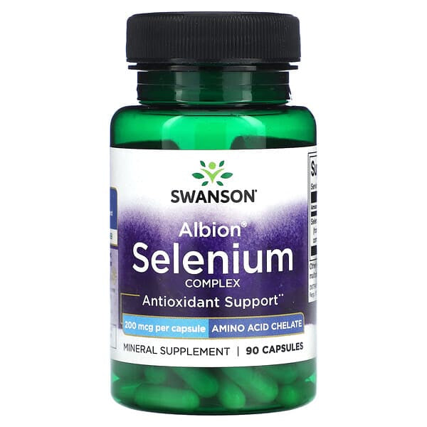 Swanson, Albion Selenium Complex, 200 mcg , 90 Capsules