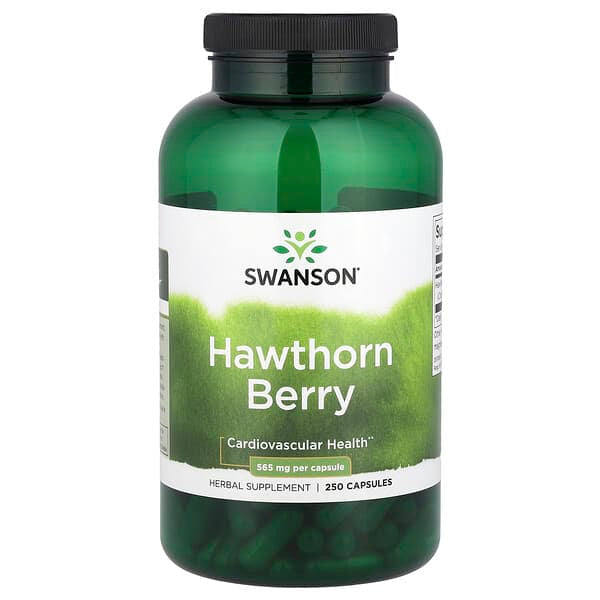 Swanson, Hawthorn Berry, 565 mg, 250 Capsules