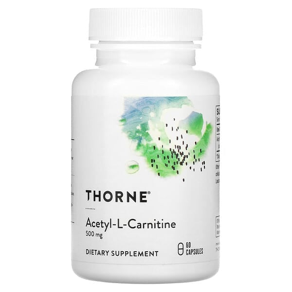 Thorne, Carnityl，乙醯左旋肉堿，60 粒膠囊