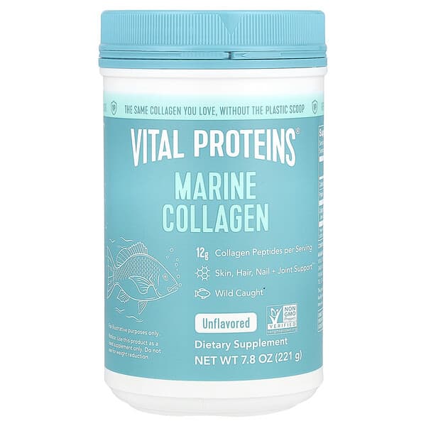 Vital Proteins, 海洋膠原蛋白，原味，7.8 盎司（221 克）