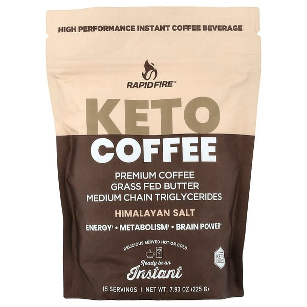 RAPIDFIRE, Keto Coffee, 7.93 oz (225 g)