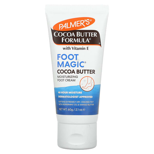 Palmer's, Cocoa Butter Formula® with Vitamin E, Foot Magic, with Peppermint Oil & Mango Butter, 2.1 oz (60 g)