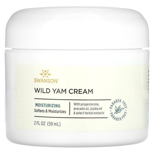 Swanson, Wild Yam Cream, 2 fl oz (59 ml)