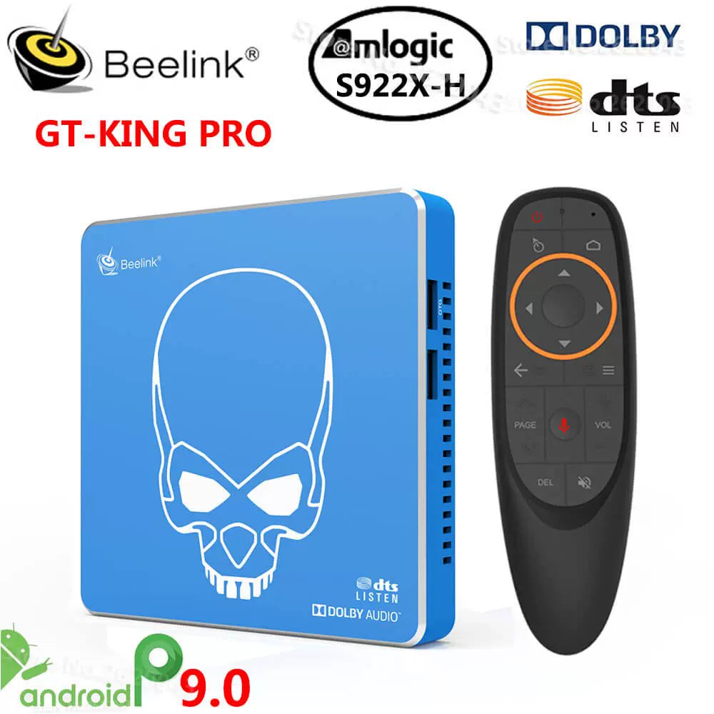 *FREE* BEELINK GT KING PRO Android TV box 4+64GB Android 9.0 FULL SET