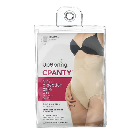 UpSpring, C Panty, Post C-Section Care with Silicone Panel, 1X/2X, Nude, 1 Count