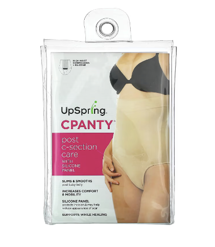 UpSpring, C Panty, Post C-Section Care with Silicone Panel, Large/X-Large, Nude, 1 Count