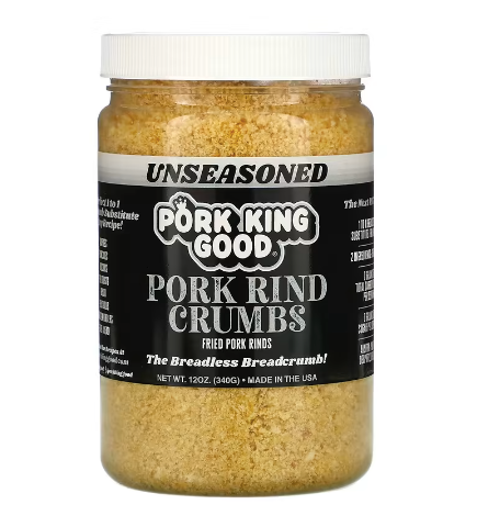 FREE Pork King Good, Pork Rind Crumbs, Unseasoned, 12 oz (340 g)