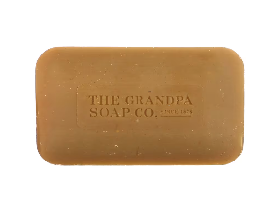 免費送 The Grandpa Soap Co., Face Body & Hair Bar Soap, 奇跡松焦油皂, 4.25 盎司 (120 g)