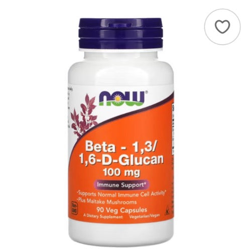 NOW Foods, Beta-1,3/1,6-D-Glucan, 100 mg, 90 Veg Capsules