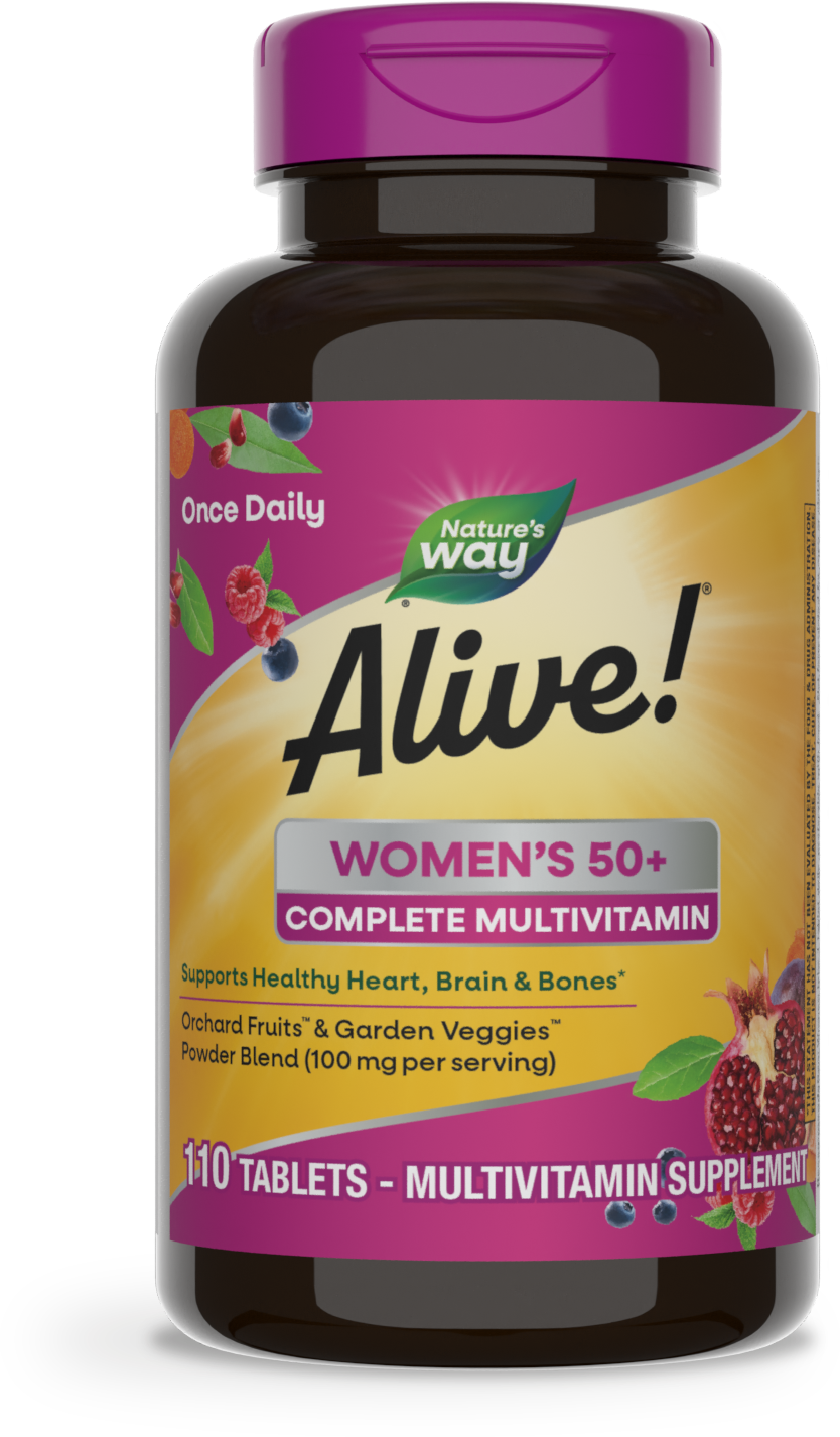 Nature's Way, Alive! Women's 50+ Complete Multivitamin, 110 Tablets