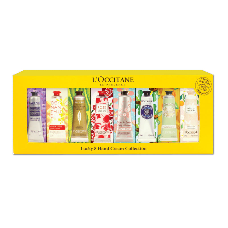 【公價產品】L'Occitane  歐舒丹 幸運潤手霜八支裝 30ml x 8